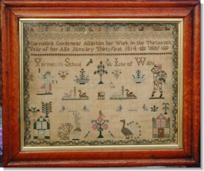 Corneliea Gardenear Allarton Yarmouth School 1814