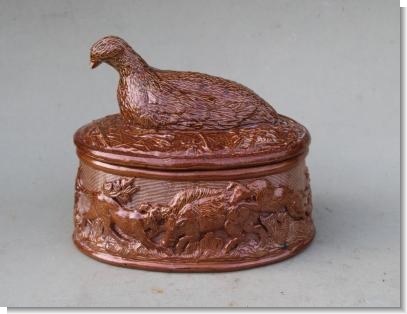 PARTRIDGE GAME DISH, c.1840