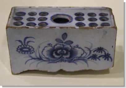 SMALL FLOWER BRICK, Bristol c.1760.