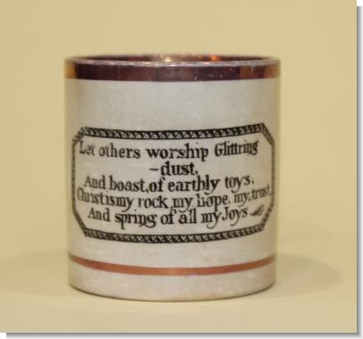 PINK LUSTER with VERSE c.1820